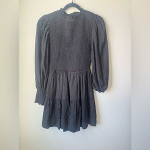 Sugarlips Black Smocked Dress